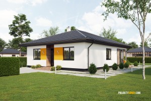 Projekty domov - projekt domu bungalov EKO104