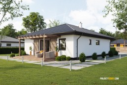 Projekty domov - projekt domu bungalov EKO104