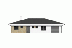 projekt domu EKO120 s garážou
